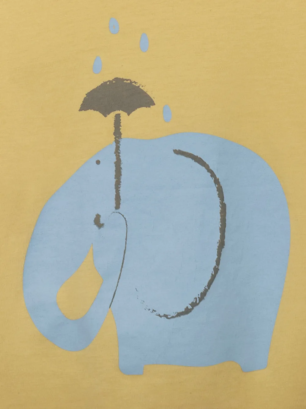 Knot Elephant T-shirt Geel