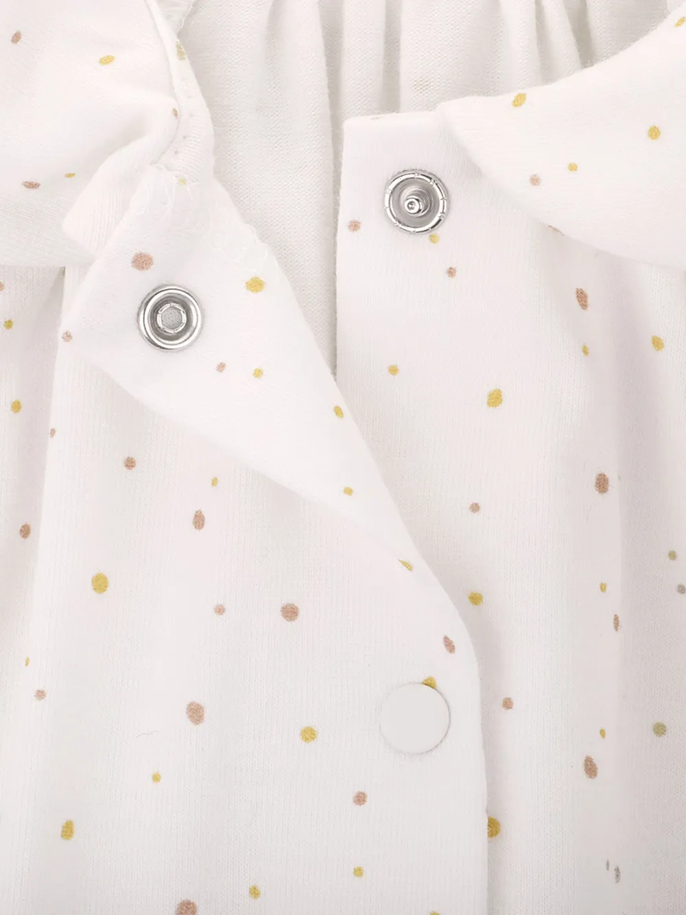 Knot Pyjama met stippen Wit