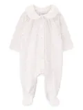 Knot Dots-print pajama - White