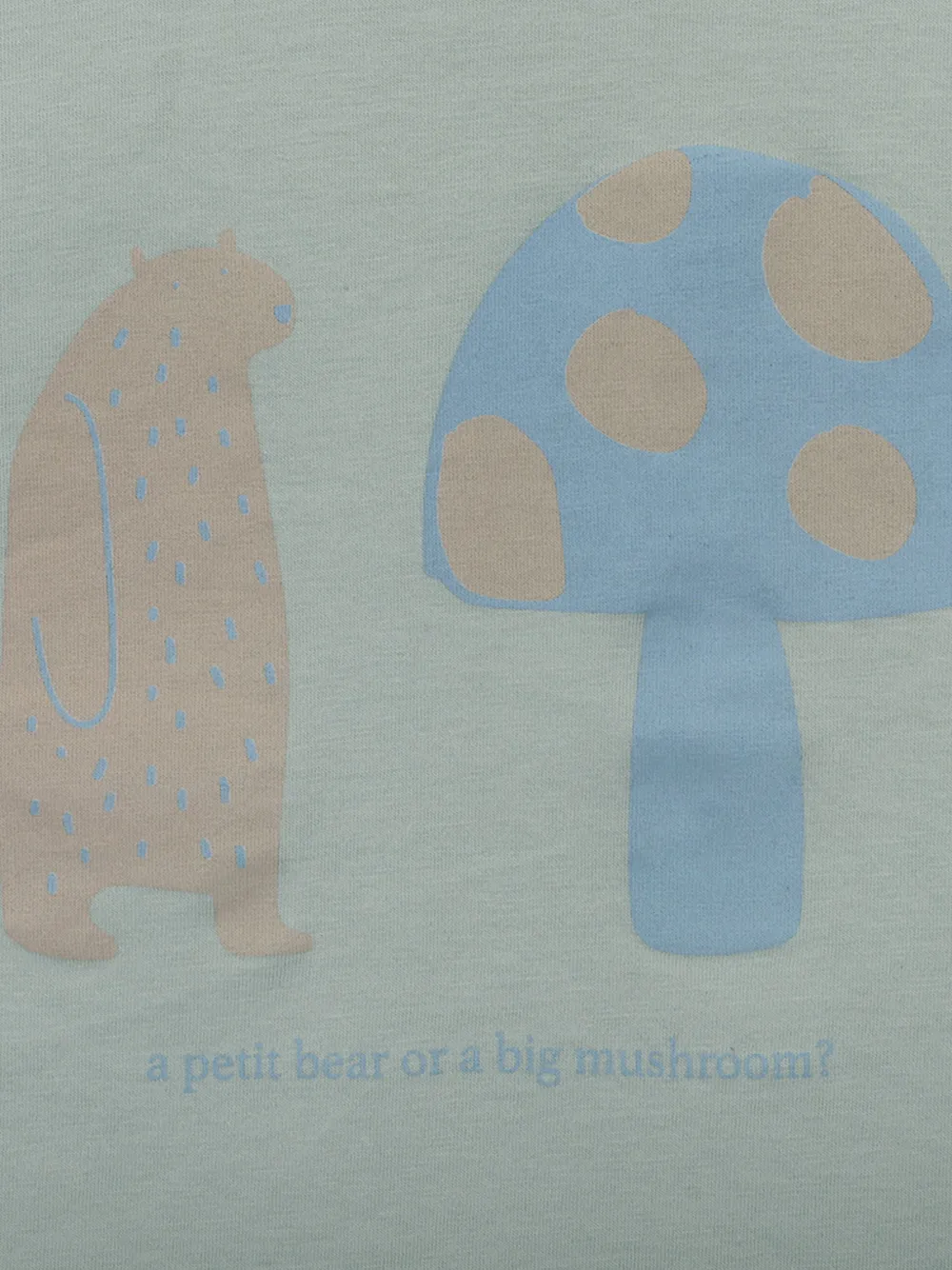 Knot Big Mushroom T-shirt Groen
