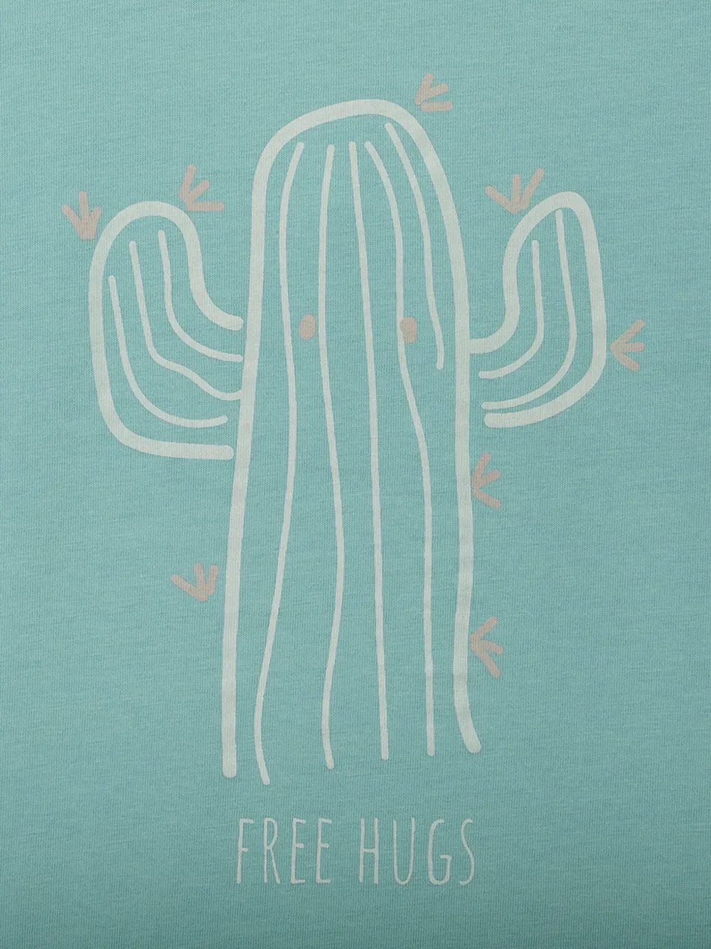 KNOT CACTUS-PRINT T-SHIRT