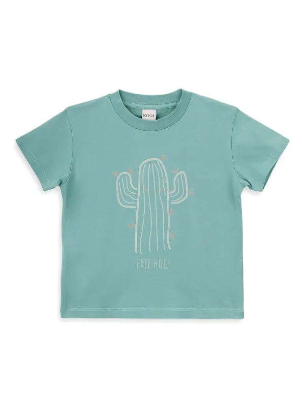 Knot T-Shirt Mit Kaktus-Print | Grn | FARFETCH DE