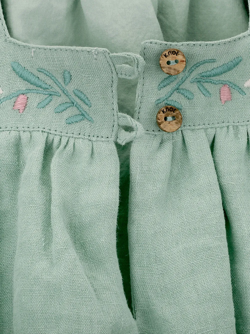 Knot Emerald jurk Groen