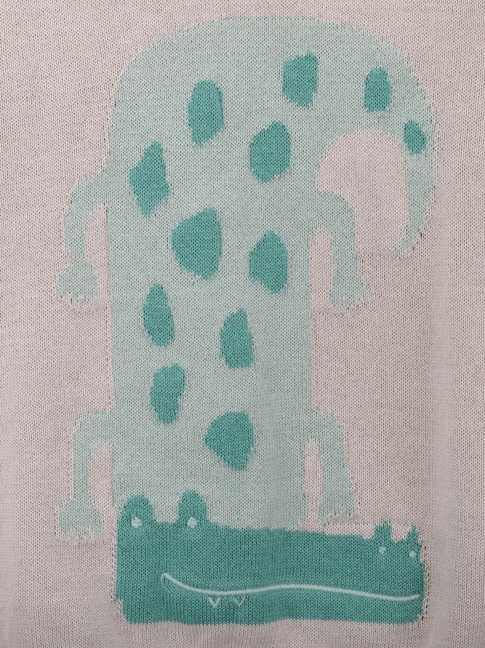 Knot Crocodile trui Grijs