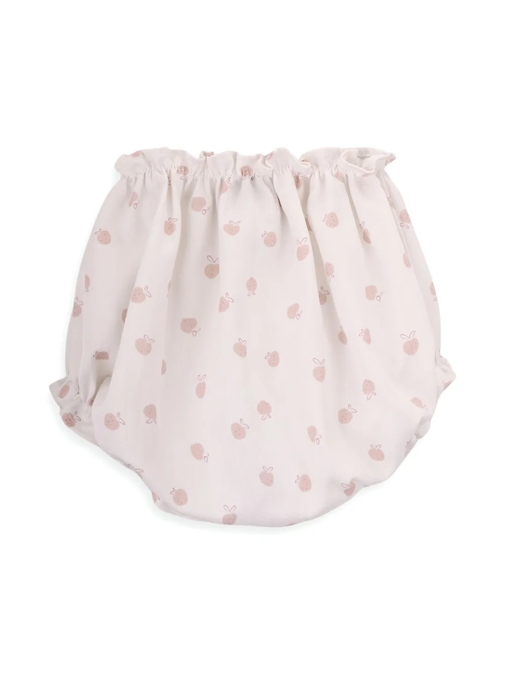 Knot Broekje met aardbeiprint - Beige