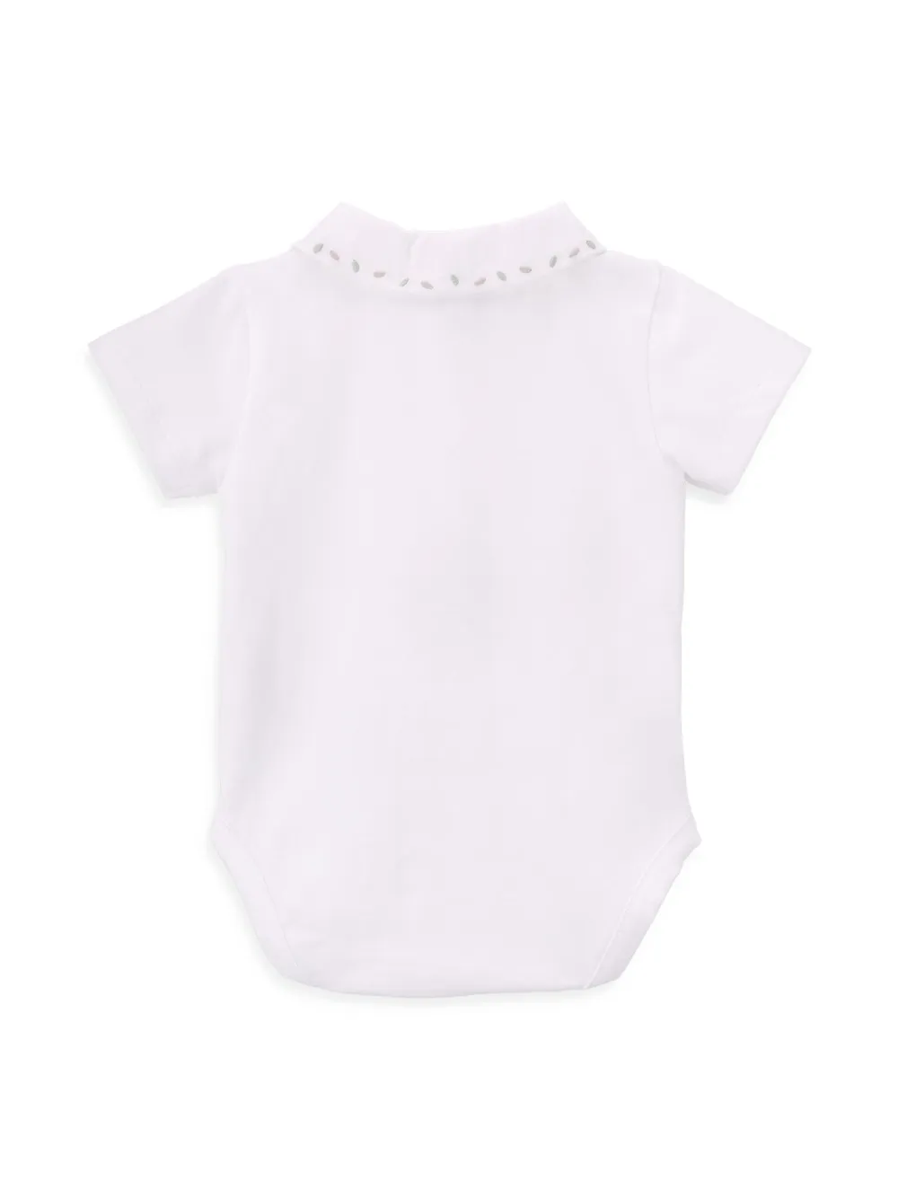 Knot Leaf romper - Wit