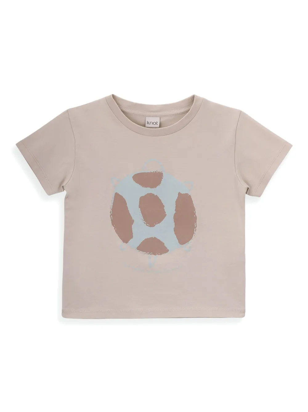 Knot playera con tortuga estampada | neutro | Image 1