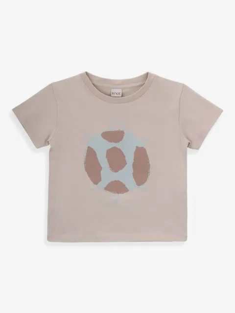 Knot turtle-print organic cotton T-shirt