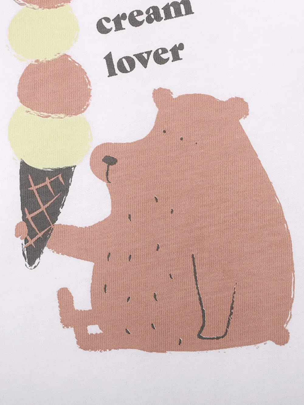Knot Bear T-shirt Wit