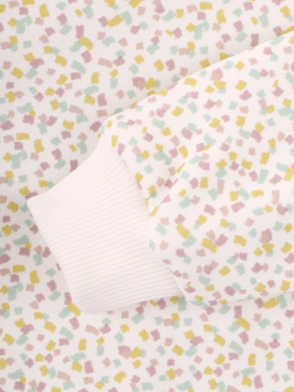 Shop Knot Small Brushes-print Cotton Sweatshirt In White