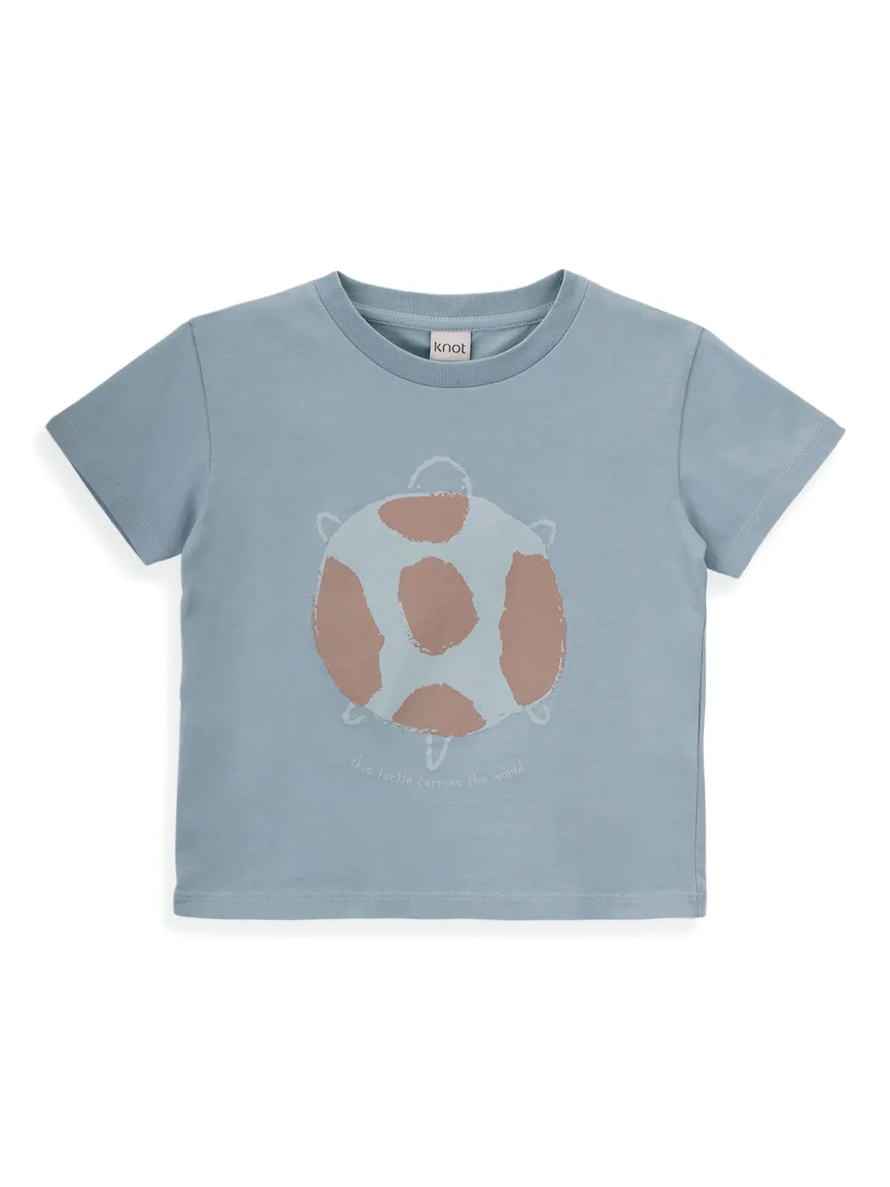 Knot playera con tortugas estampadas | azul | Image 1