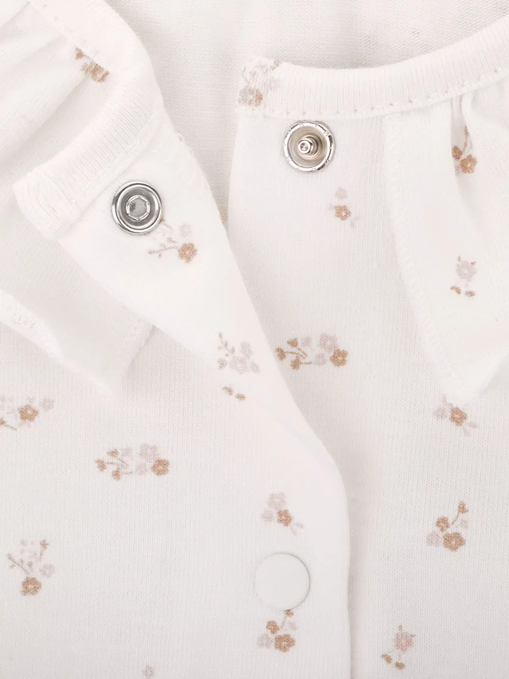 Knot Flowers babygrow - Wit