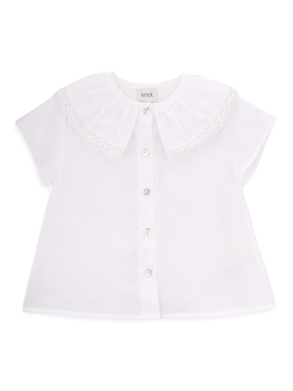 Knot Dora Bluse | Weiß | Image 1