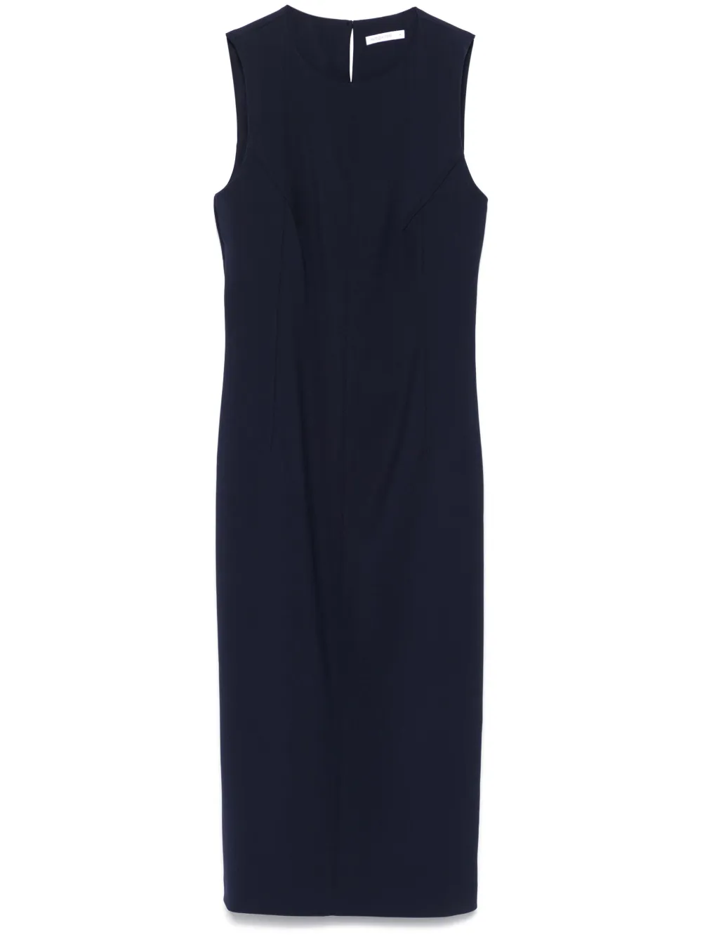 PATRIZIA PEPE SEAM-DETAIL MIDI DRESS 