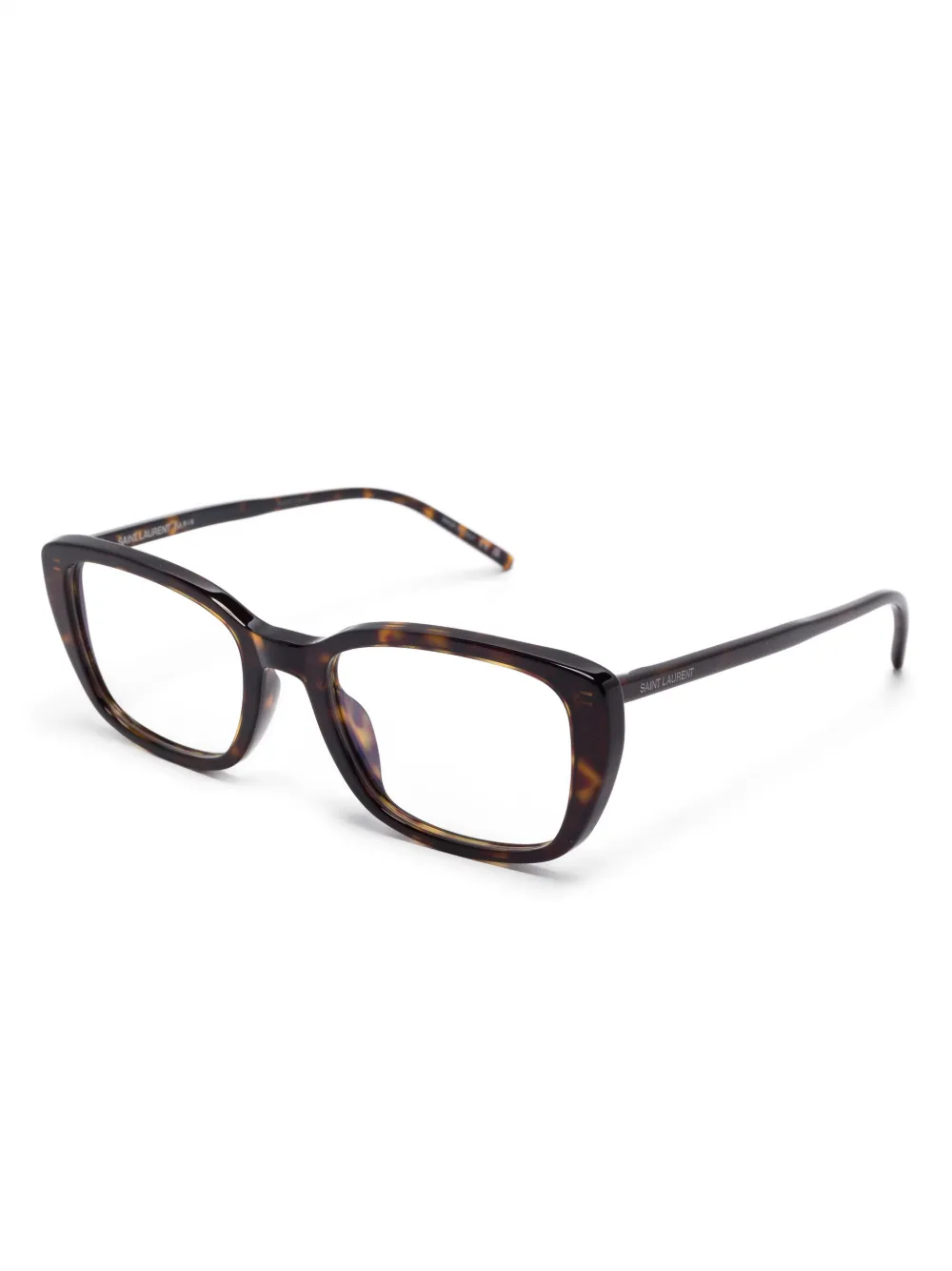 Saint Laurent Eyewear Bril met vierkant montuur - Bruin