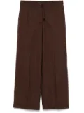 Seventy poplin trousers - Brown