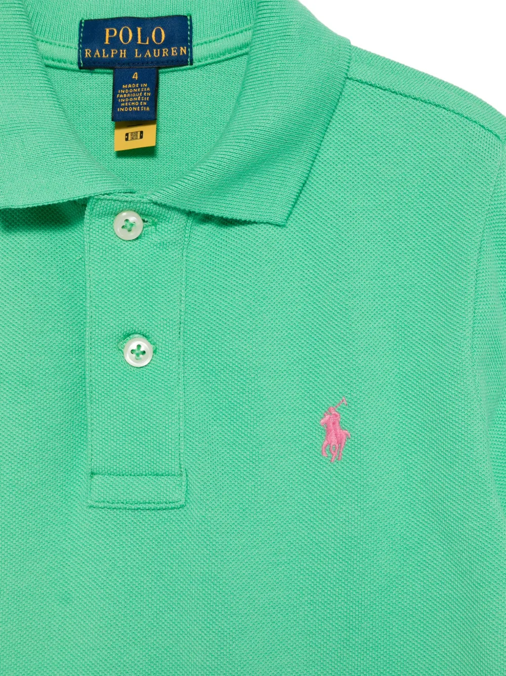 POLO RALPH LAUREN KIDS Poloshirt met print Groen