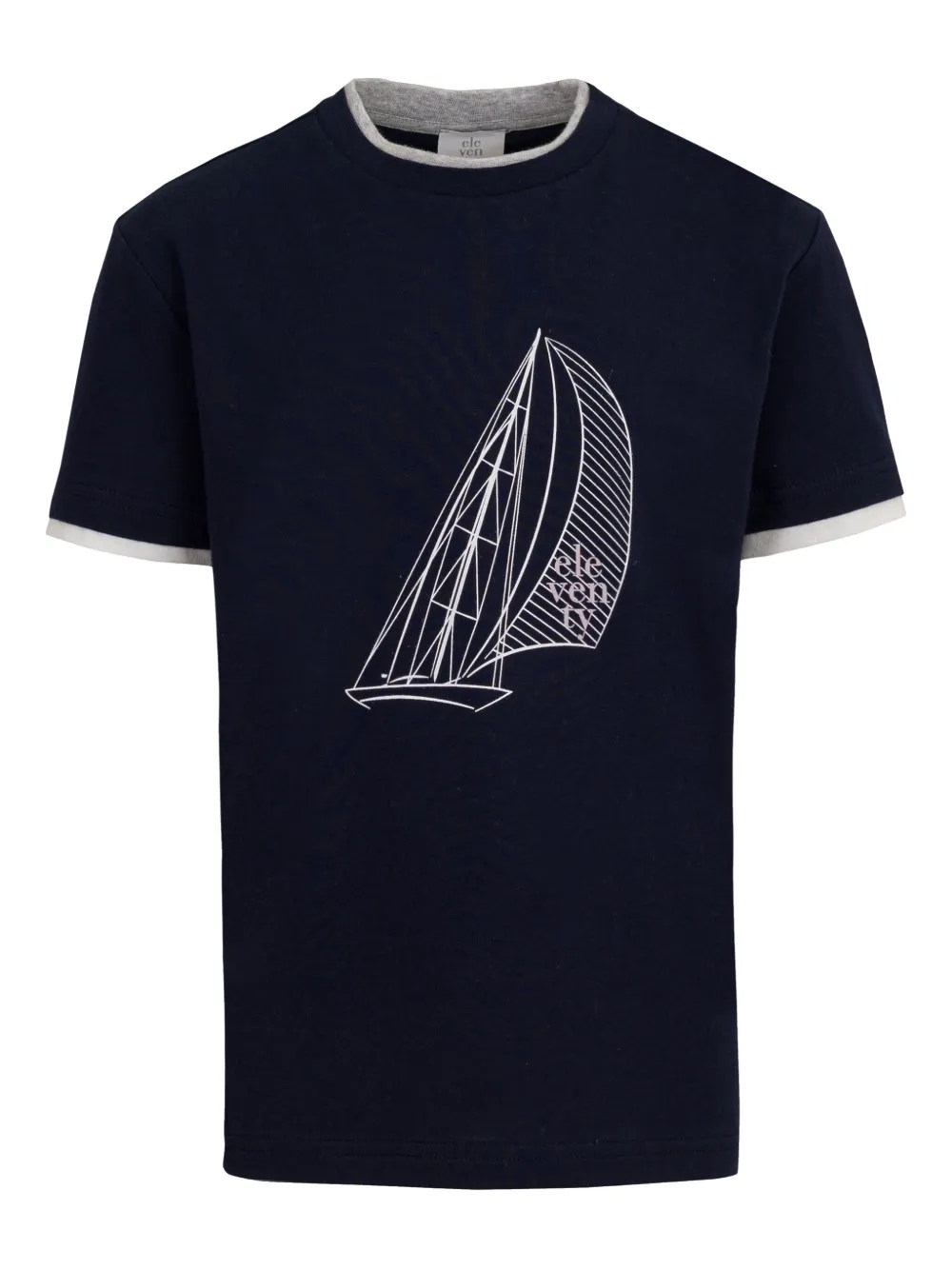 Eleventy Kids playera con bordado | azul | Image 1