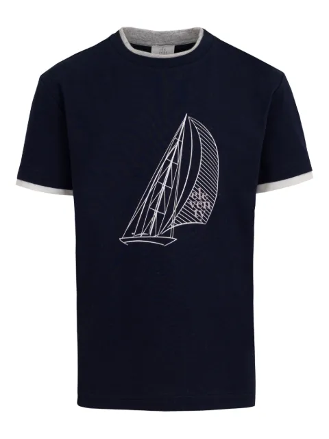 Eleventy Kids embroidered T-shirt
