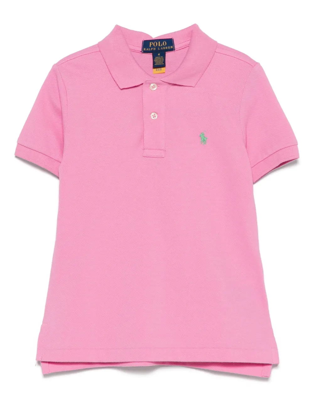 POLO RALPH LAUREN KIDS Poloshirt met print Roze