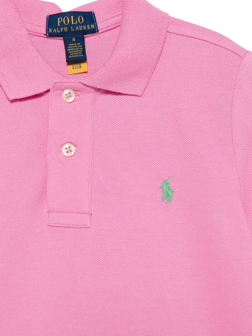 POLO RALPH LAUREN KIDS Poloshirt met print Roze