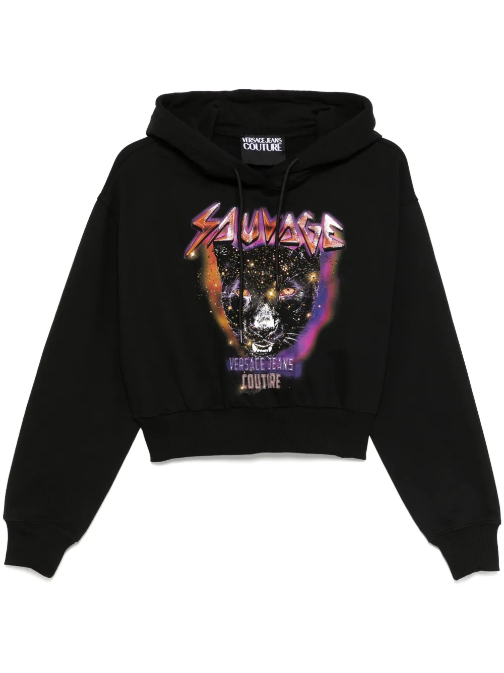 Versace Jeans Couture Sauvage hoodie Zwart