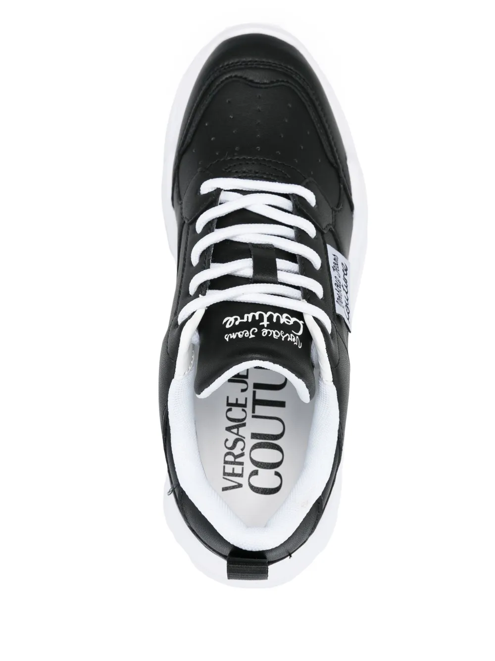 Versace Jeans Couture panelled sneakers Black