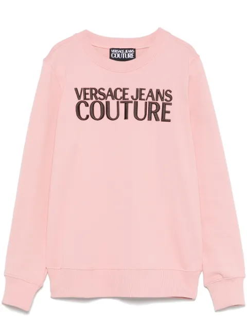 Versace Jeans Couture logo-embroidered sweatshirt