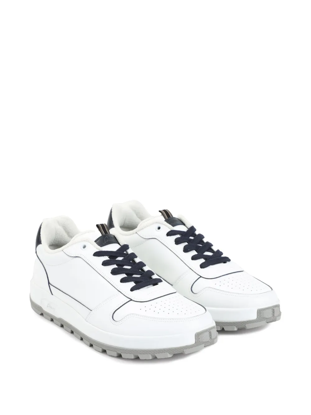 Brioni leather sneakers - Wit