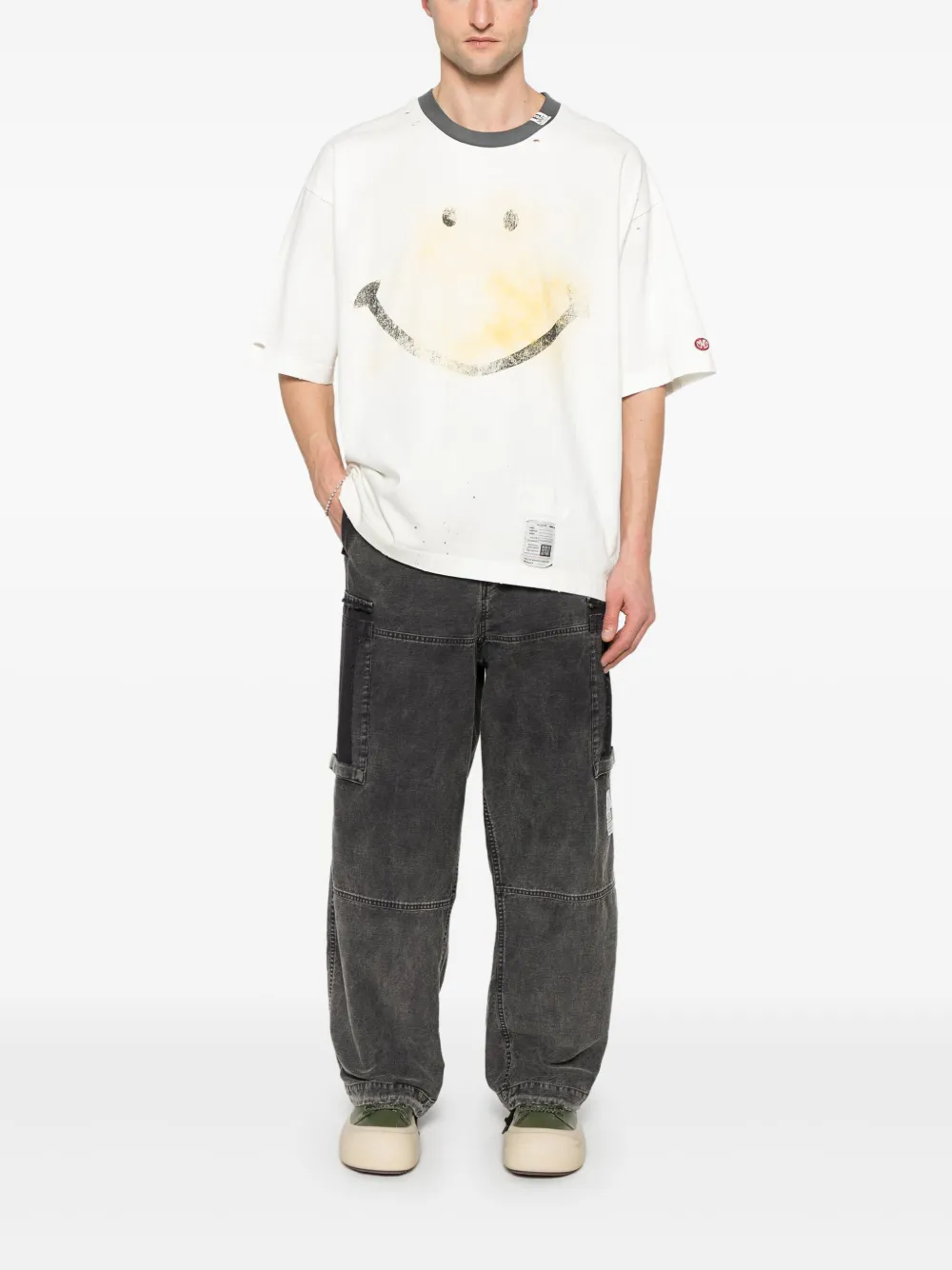 Maison MIHARA YASUHIRO Katoenen T-shirt - Wit