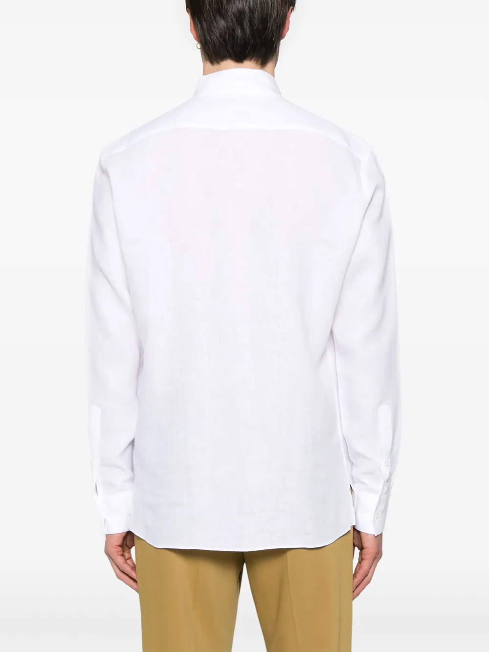 Zegna Linnen overhemd Wit