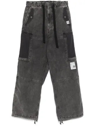 Maison MIHARA YASUHIRO カーゴジーンズ | ブラック | FARFETCH JP