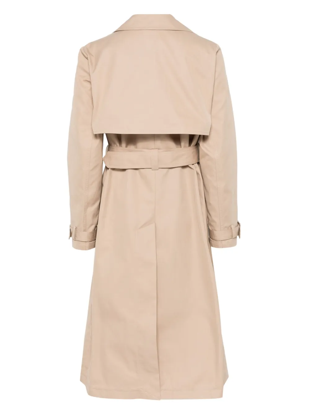 Seventy Trenchcoat met dubbele rij knopen - Beige