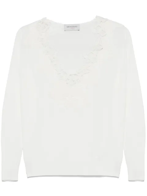 ERMANNO FIRENZE  embroidered sweater