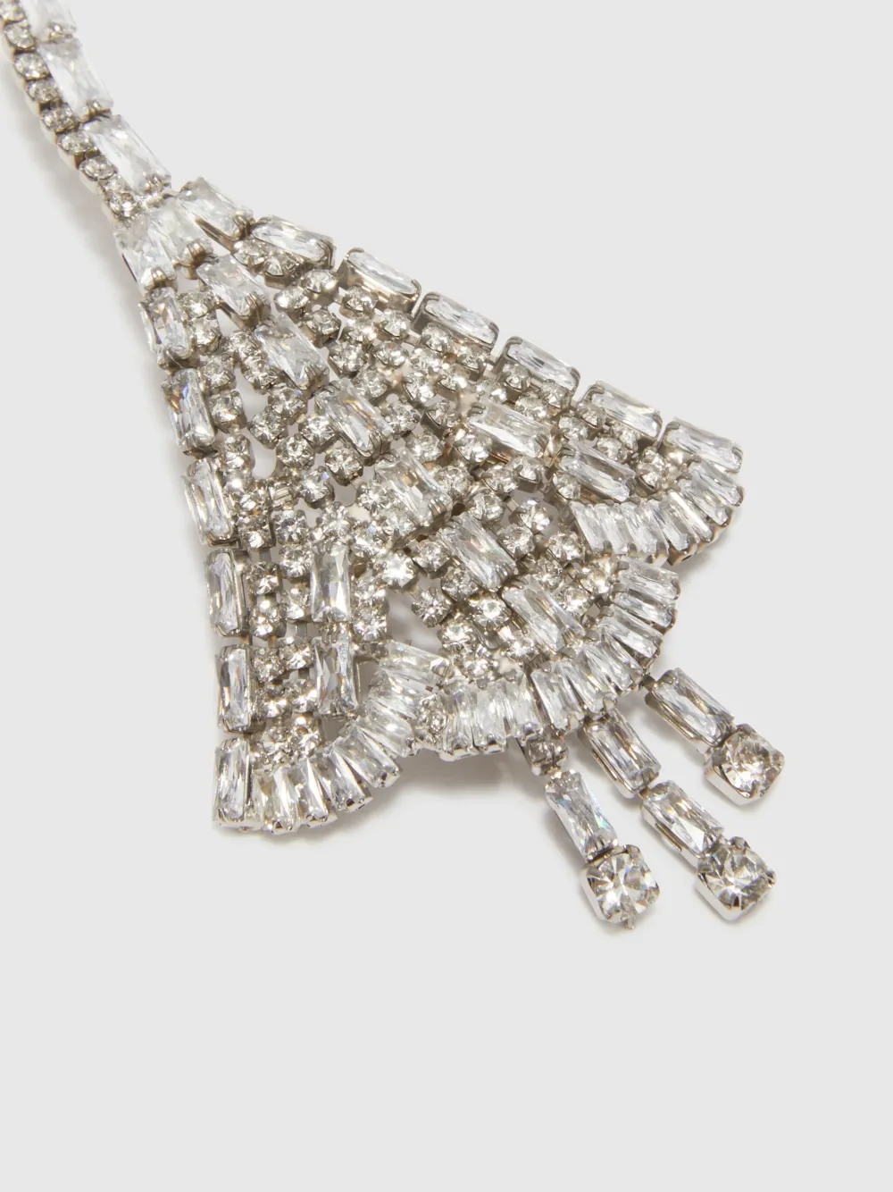 Ermanno Scervino Crystal-embellished Ear Cuff In Silber