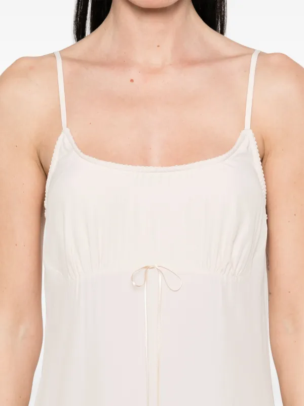 Simone Rocha リボン スリップドレス | ニュートラル | FARFETCH JP