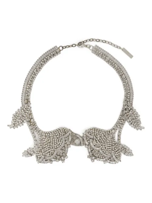Collier à fleurs - Ermanno Scervino - Modalova
