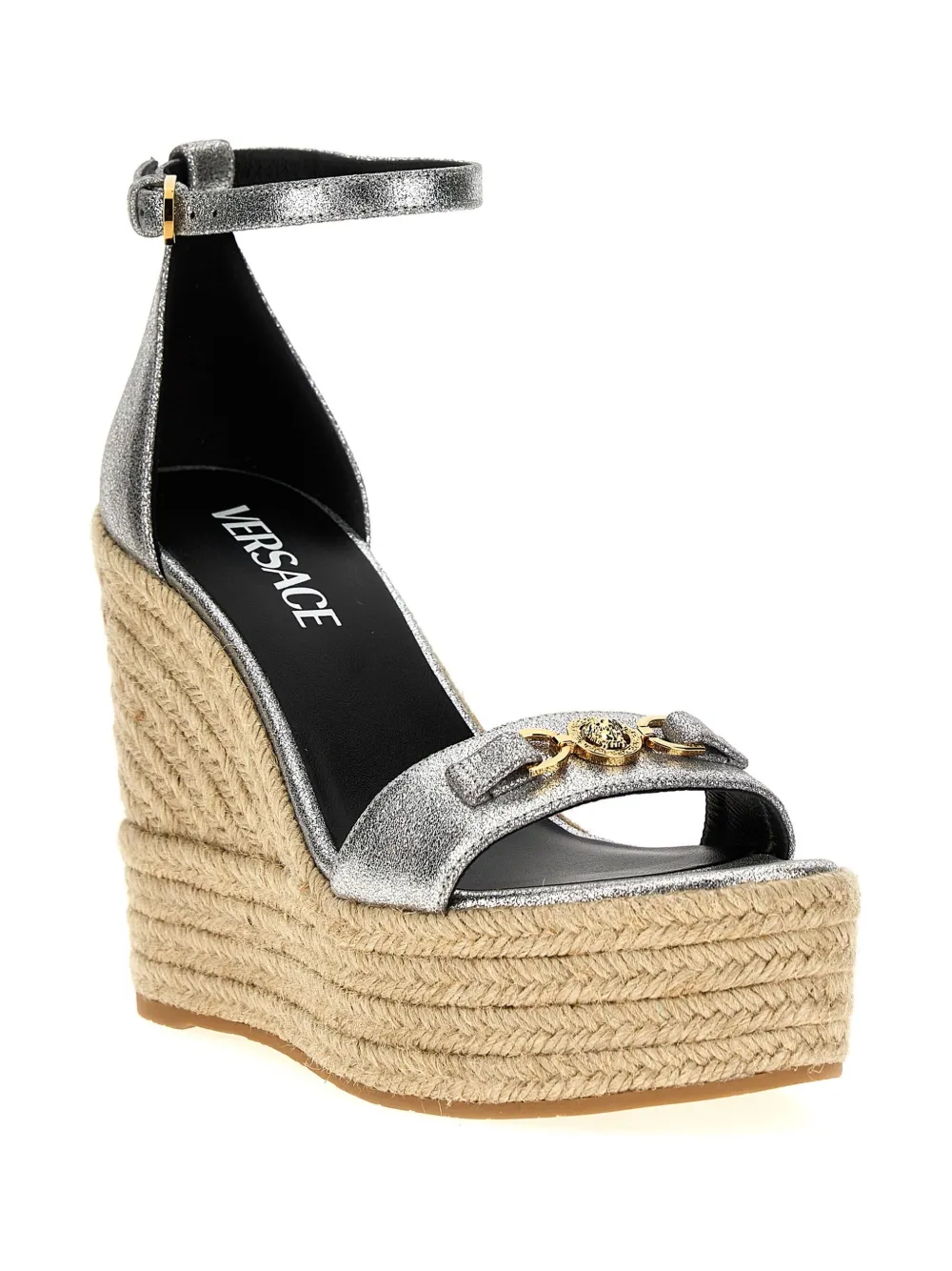 Versace 95mm Medusa espadrilles - Zilver