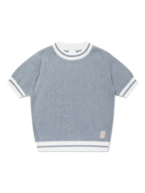 Eleventy Kids logo-appliqué jumper