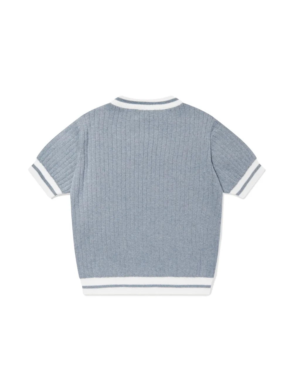 Eleventy Kids logo-appliqué jumper - Blauw