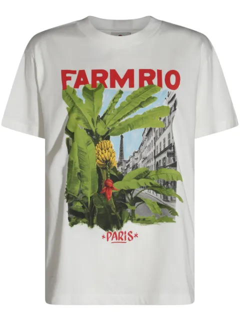 FARM Rio playera con logo estampado