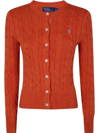 Polo Ralph Lauren cable-knit Cardigan | Orange | FARFETCH