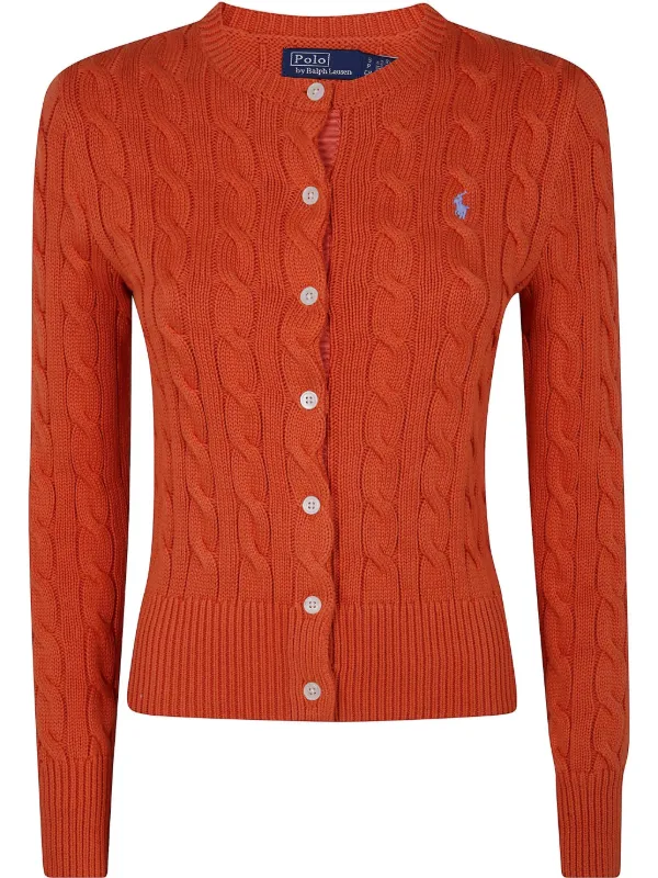Ralph Lauren オレンジ カーディガン