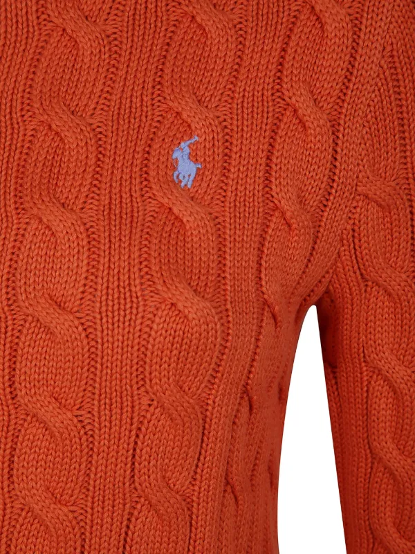Polo Ralph Lauren cable-knit Cardigan | Orange | FARFETCH