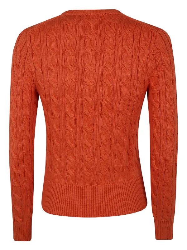 Polo Ralph Lauren cable-knit Cardigan | Orange | FARFETCH