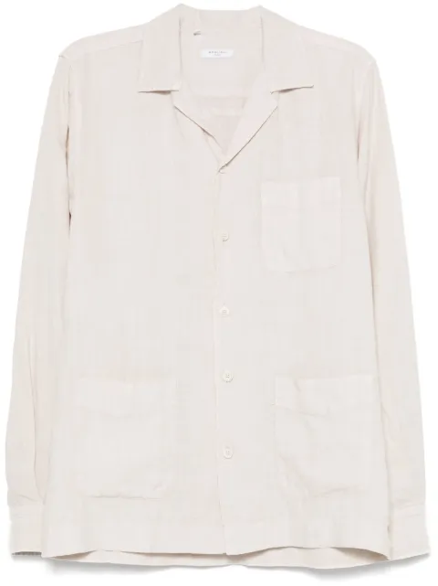 Boglioli linen shirt jacket
