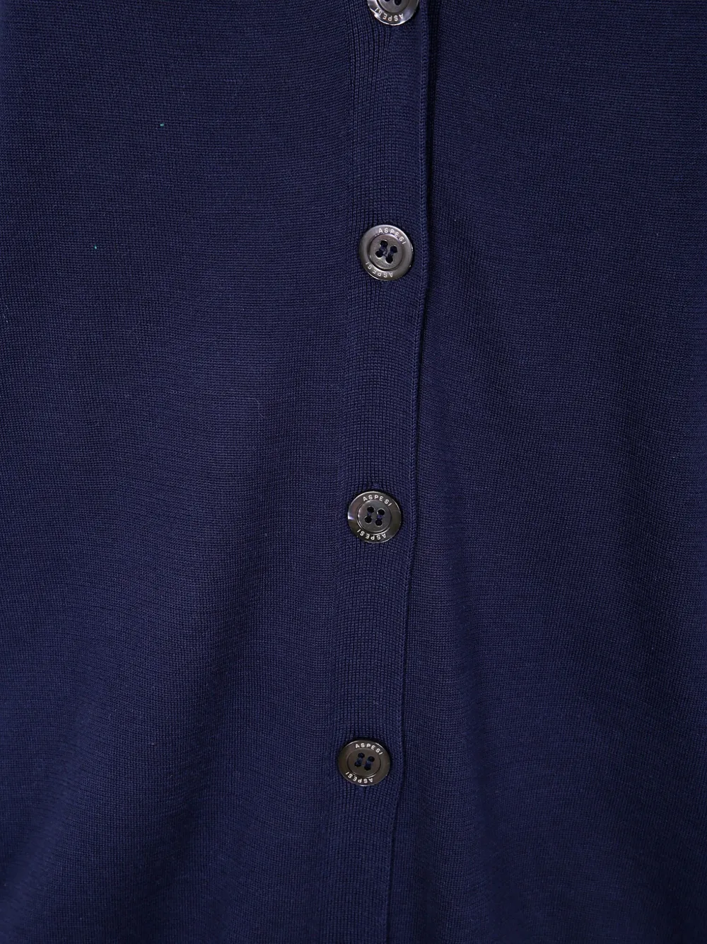 ASPESI Katoenen vest Blauw