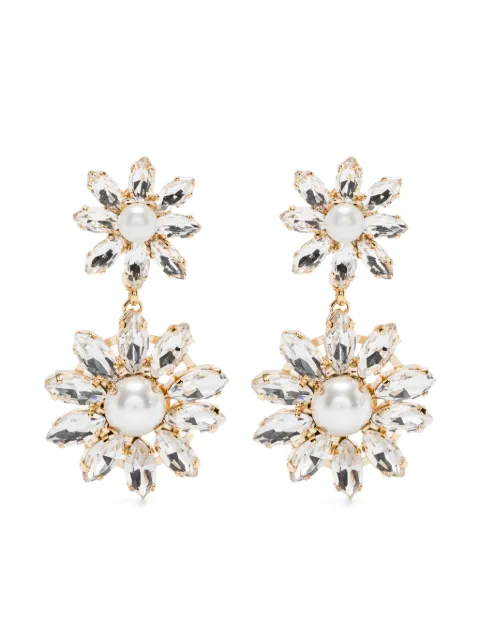 Rosantica floral drop earrings