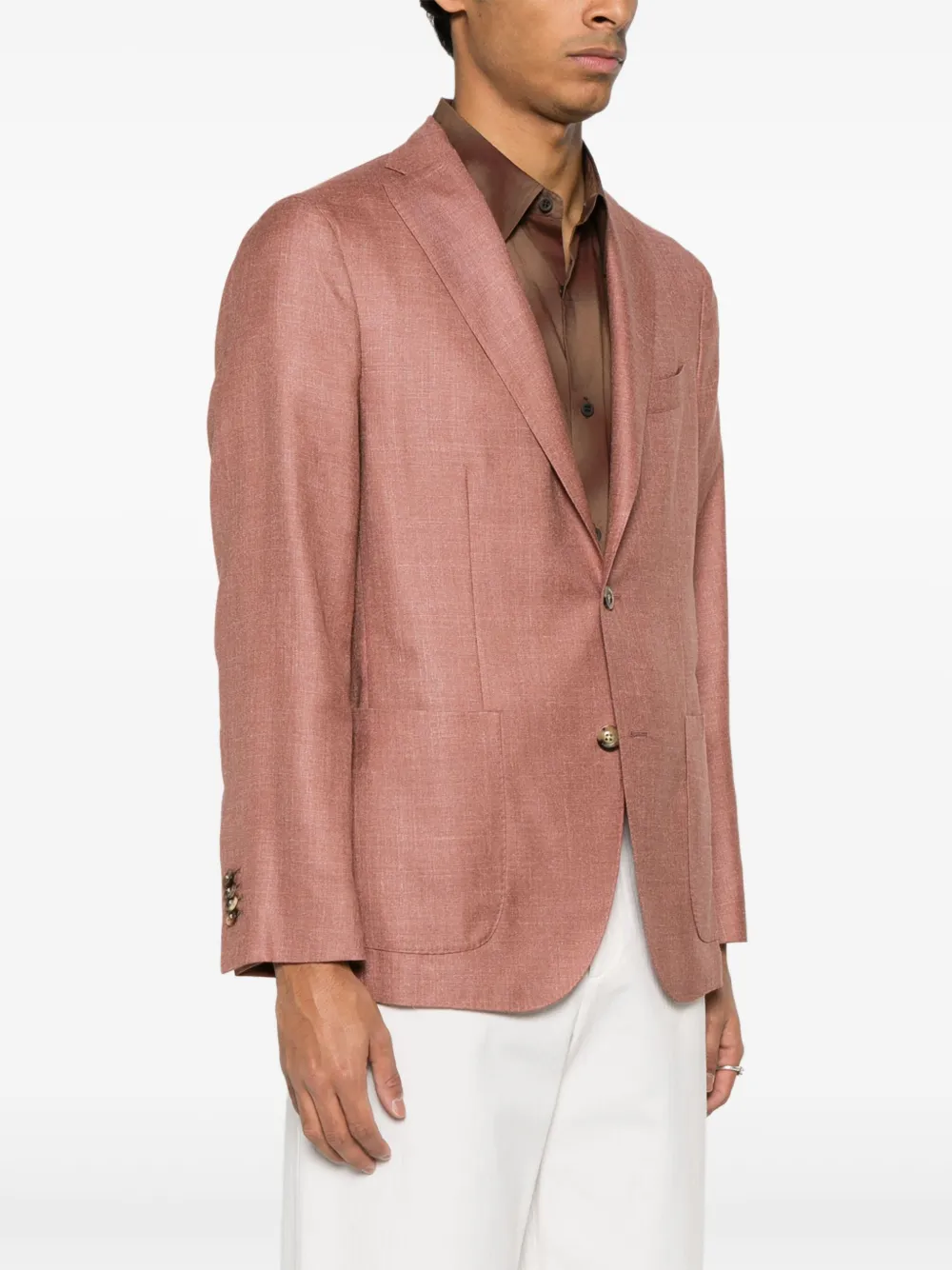 Boglioli Geweven blazer Oranje