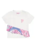 PUCCI Junior ruffled t-shirt - White